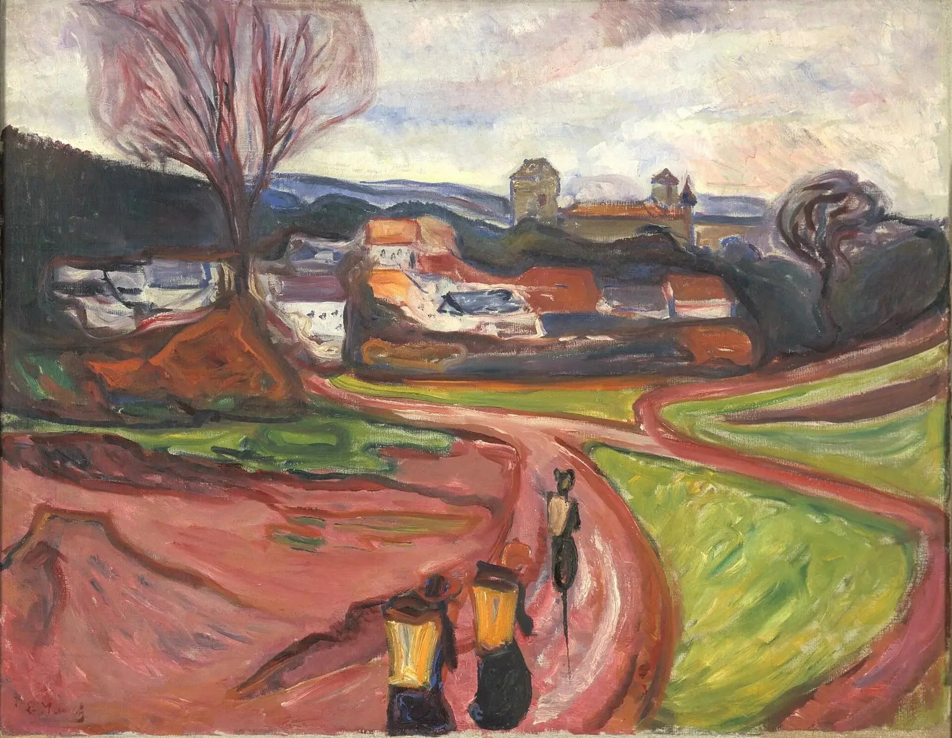 Elgersburg - Edvard Munch image 1 reproduction artisanale de tableau