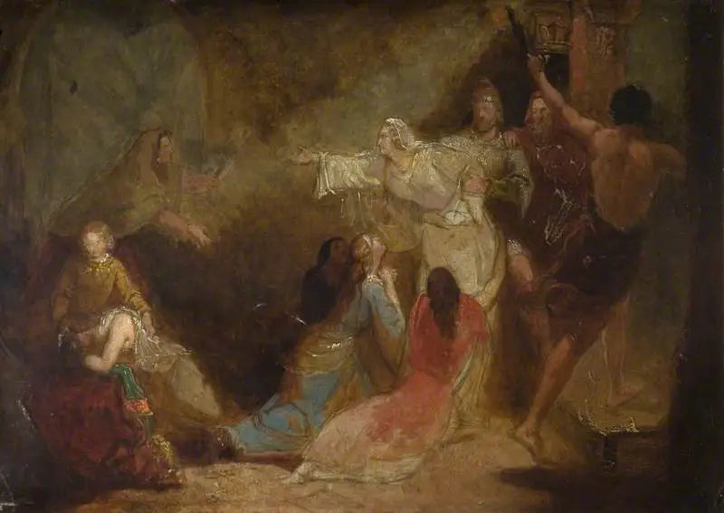 Elgiva saisie sur ordre de l’archevêque Odon - John Everett Millais - Alpha Reproduction