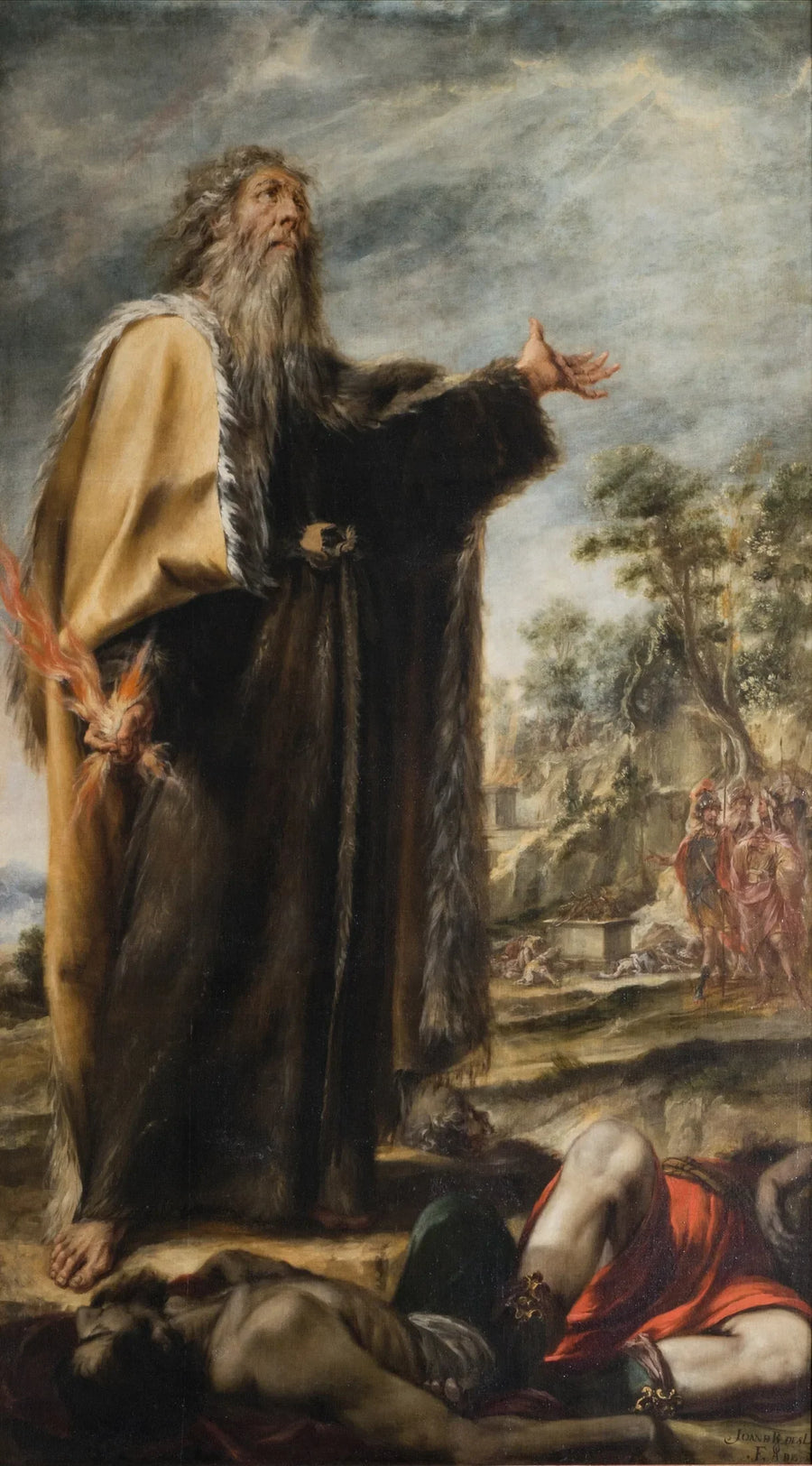 Elías y los profetas de Baal - Juan de Valdés Leal