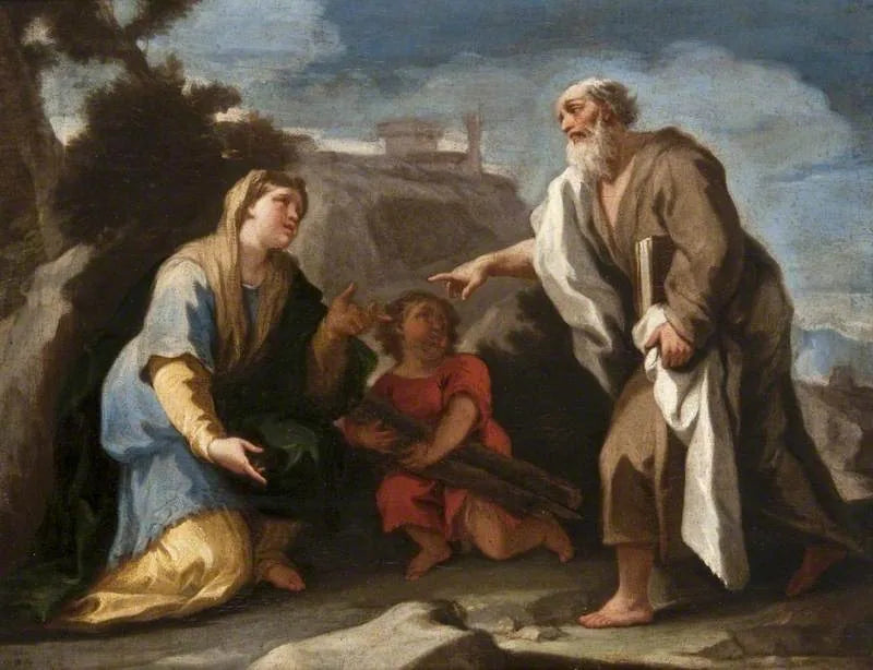 Élie et la veuve de Sarepta - Luca Giordano