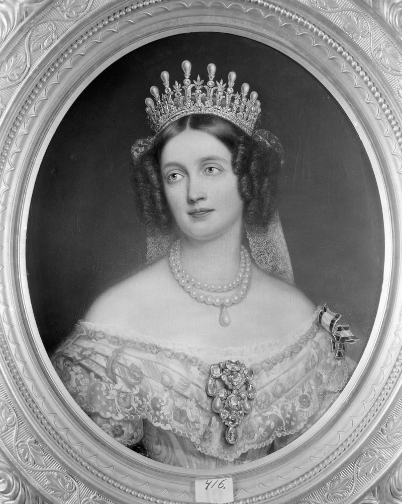 Elisabet (1801-1873), mère de Preussen, princesse du Bayern, fondatrice du roi Fredrik Vilhelm IV - Joseph Karl Stieler