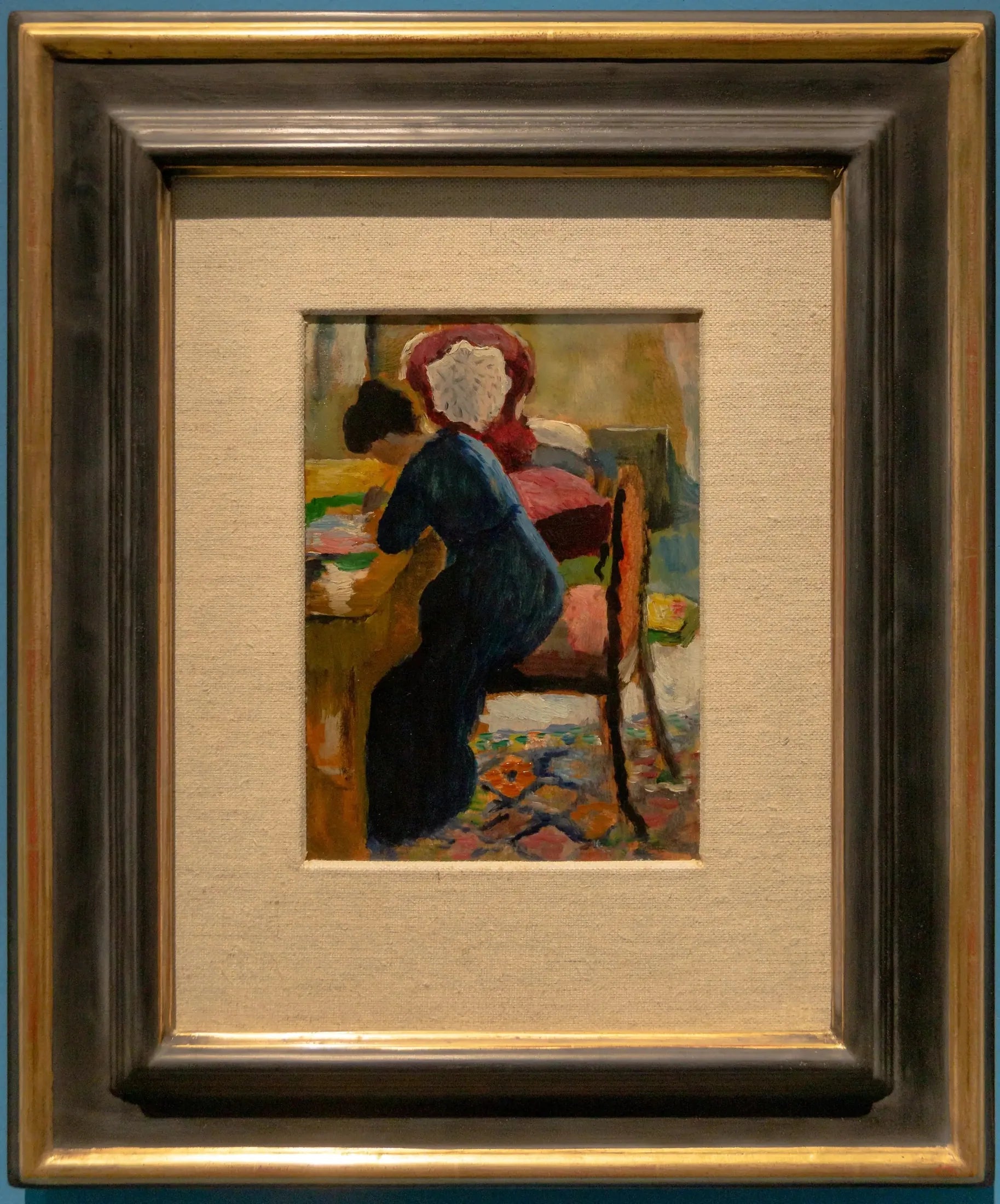 Élisabeth au bureau - August Macke image 1 reproduction artisanale de tableau
