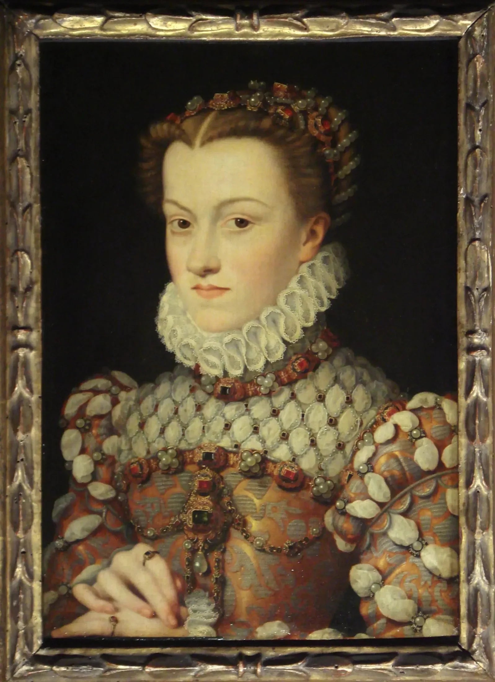 Élisabeth d'Autriche - François Clouet image 1 reproduction artisanale de tableau