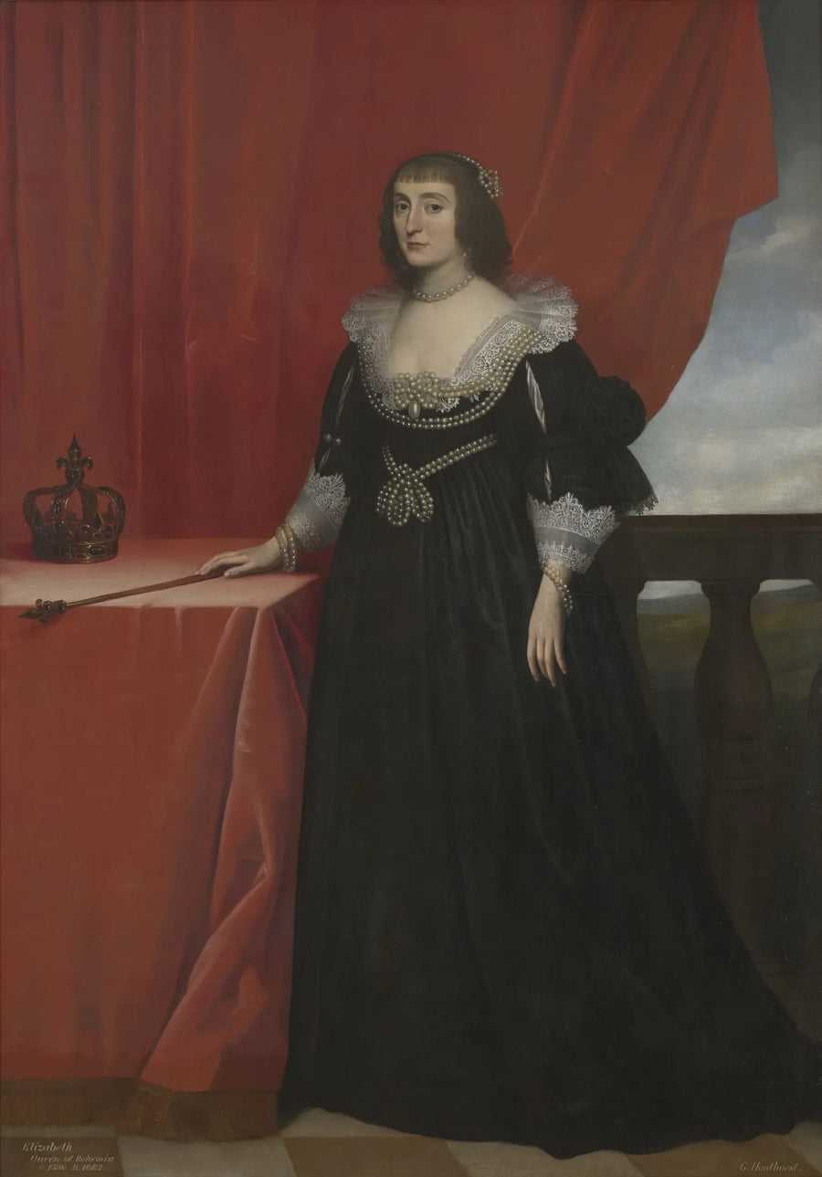 Élisabeth, reine de Bohême (1596–1662), la « reine de l'hiver » - Gerrit van Honthorst