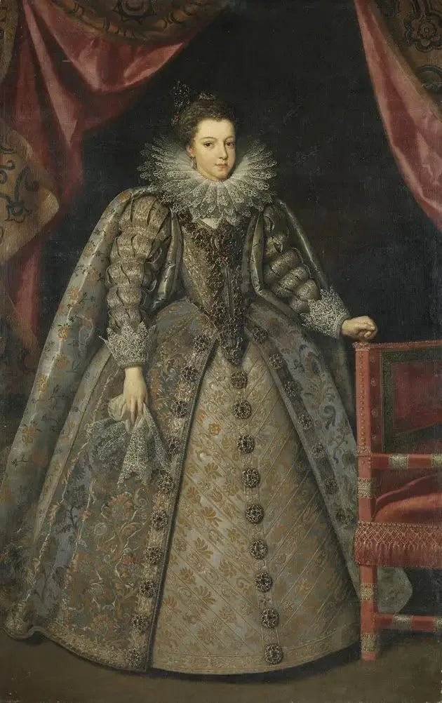Elisabeth von Bourbon (1602-1644) - Frans Pourbus the Younger image 1 tableau peint à l’huile sur toile
