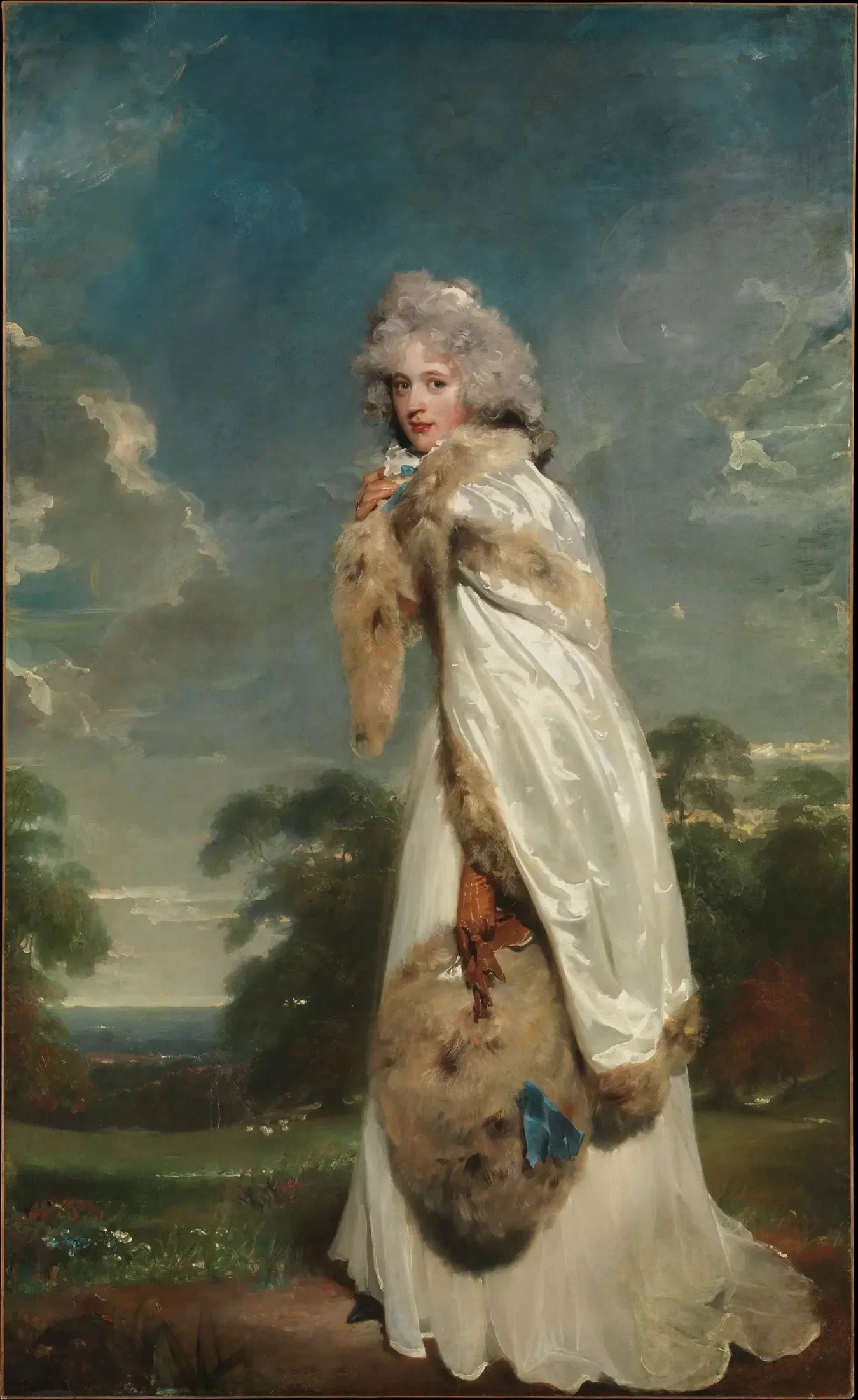 Elizabeth Farren, future comtesse de Derby - Thomas Lawrence image 1 reproduction de peinture à l’huile