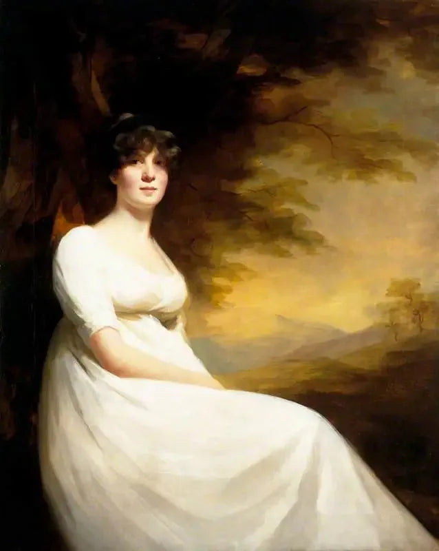 Elizabeth Forbes, Mme Colin Mackenzie de Portmore (décédée en 1840) - Henry Raeburn image 1 reproduction réalisée par Alpha Reproduction