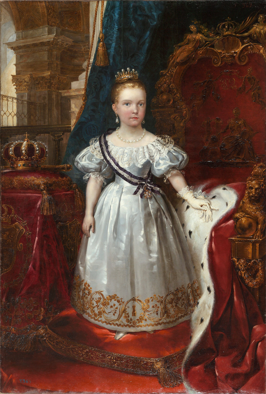 Elizabeth II, fille - Carlos Luis de Ribera y Fieve