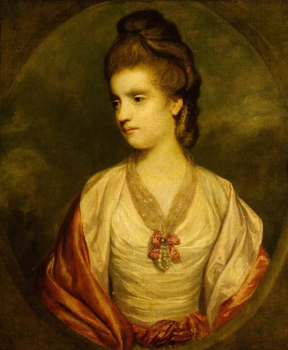Elizabeth Kerr (1745–1780), comtesse d'Ancrum, future marquise de Lothian - Joshua Reynolds image 1 reproduction d’œuvre d’art à l’huile