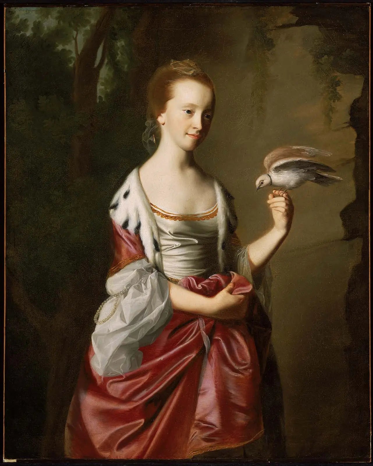 Elizabeth Ross (Mme William Tyng) - John Singleton Copley image 1 copie peinte à la main à l’huile