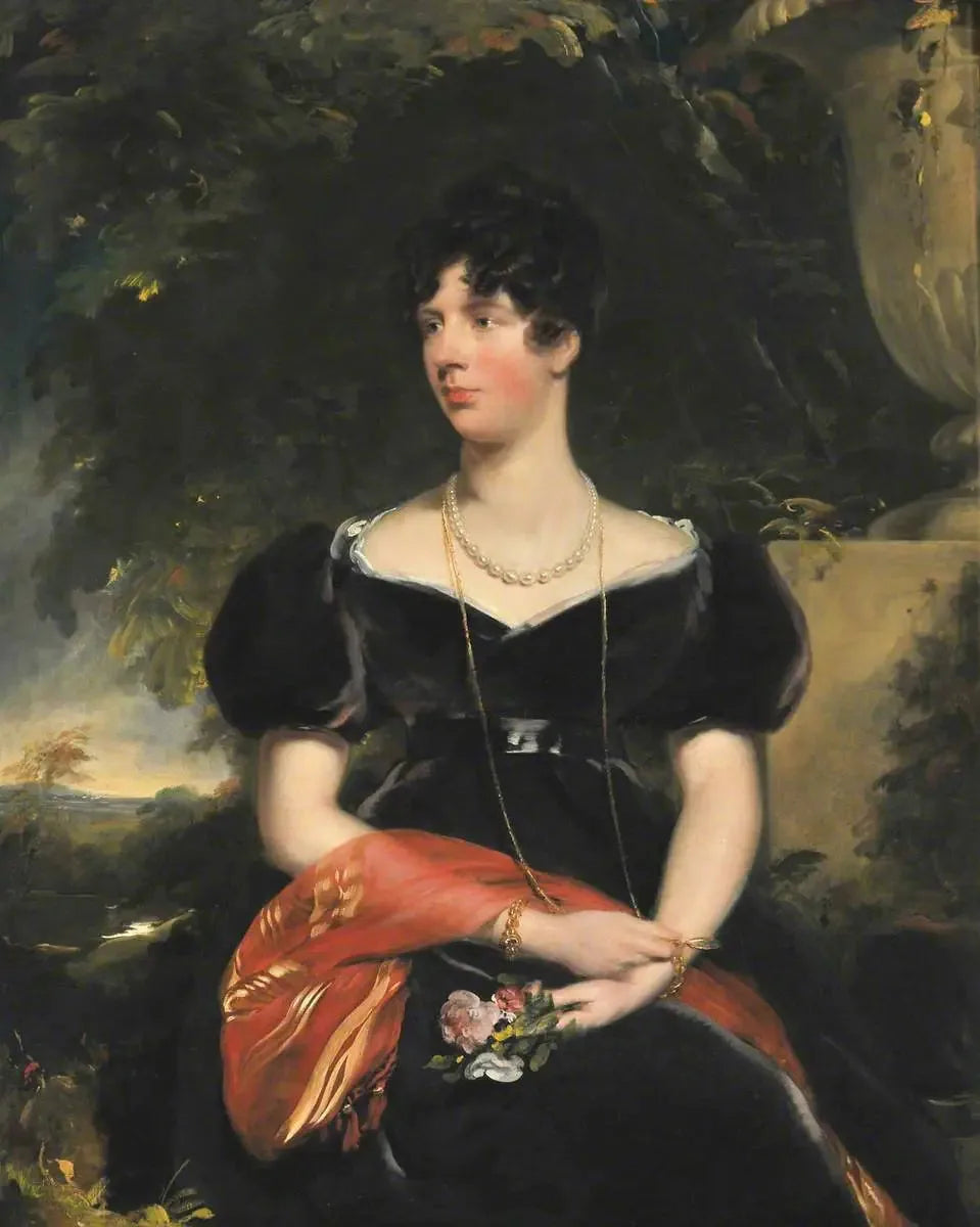 Elizabeth Sykes, Mme Wilbraham Egerton (1775-1843) - Thomas Lawrence image 1 copie de tableau peinte à la main