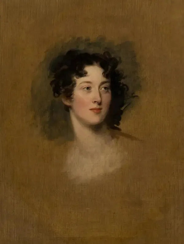 Elizabeth Thynne, comtesse Cawdor, d. 1866 - Thomas Lawrence image 1 copie peinte à la main à l’huile