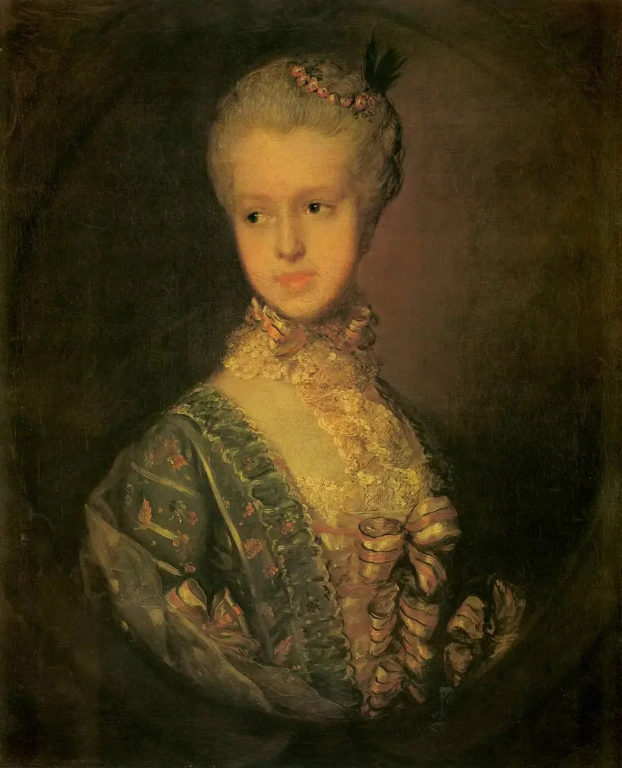 Elizabeth Wrottesley, plus tard duchesse de Grafton - Thomas Gainsborough