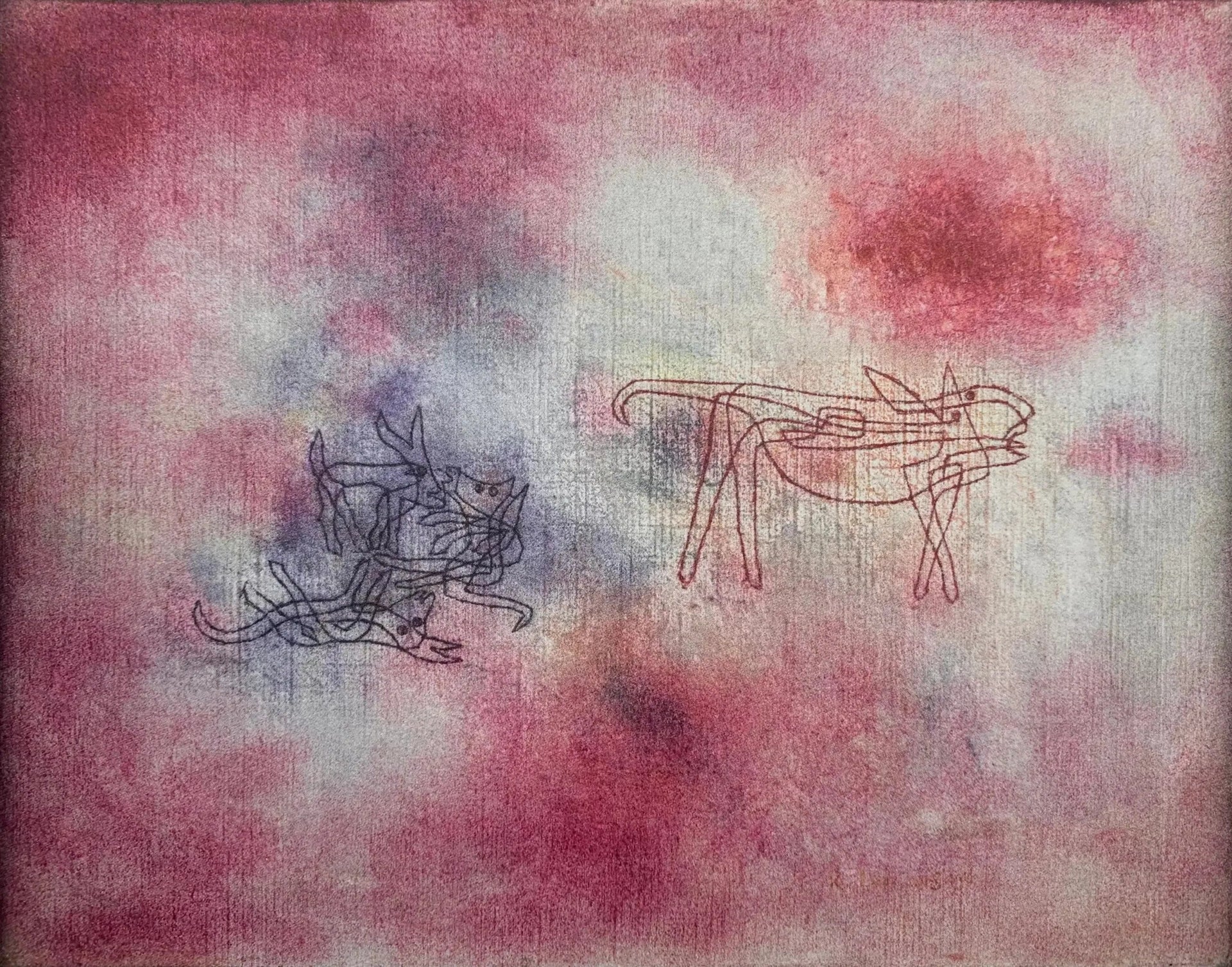 Elle mugit, nous jouons - Paul Klee image 1 copie peinte à la main à l’huile