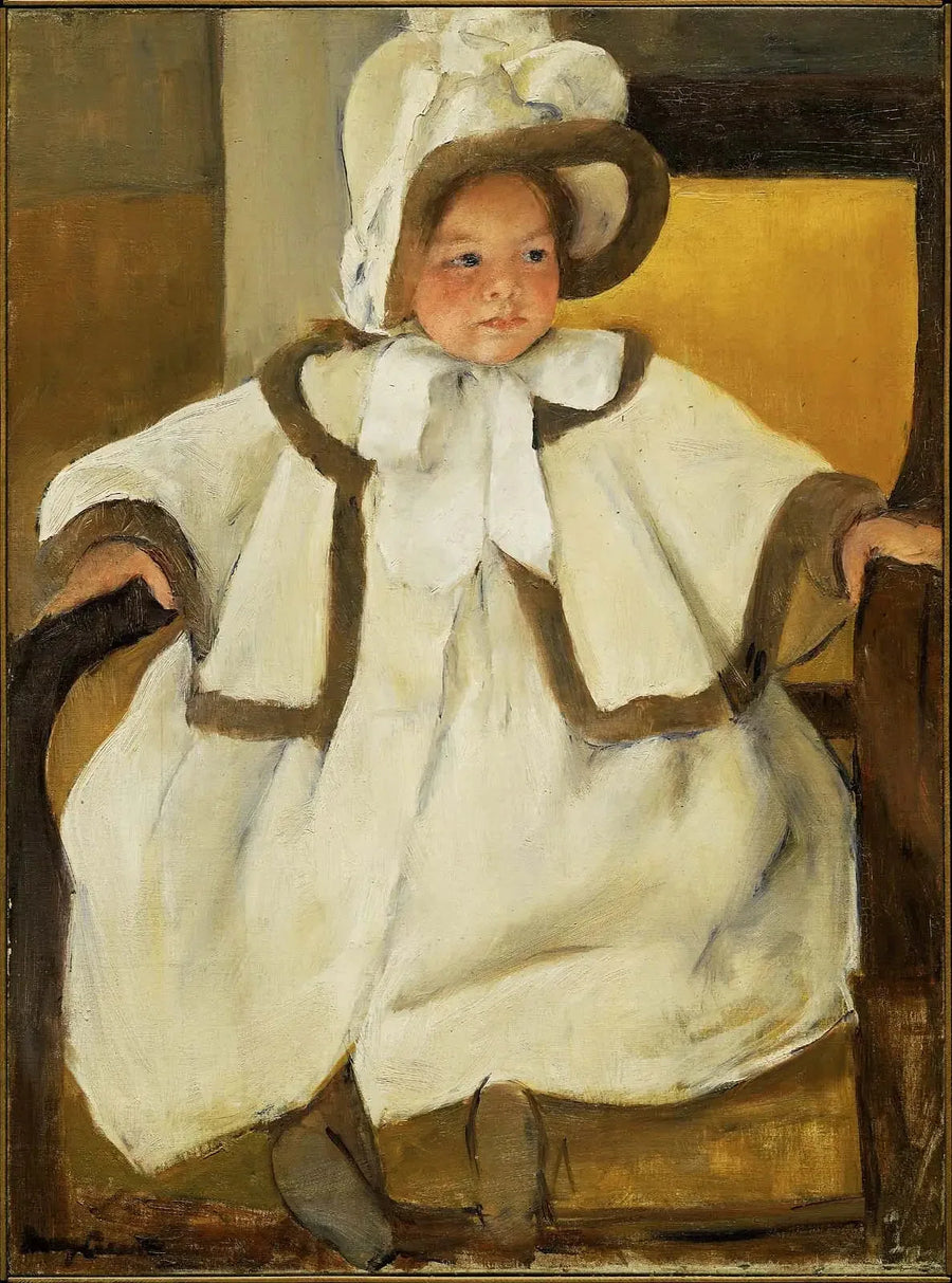 Ellen Mary en blouse blanche - Mary Cassatt