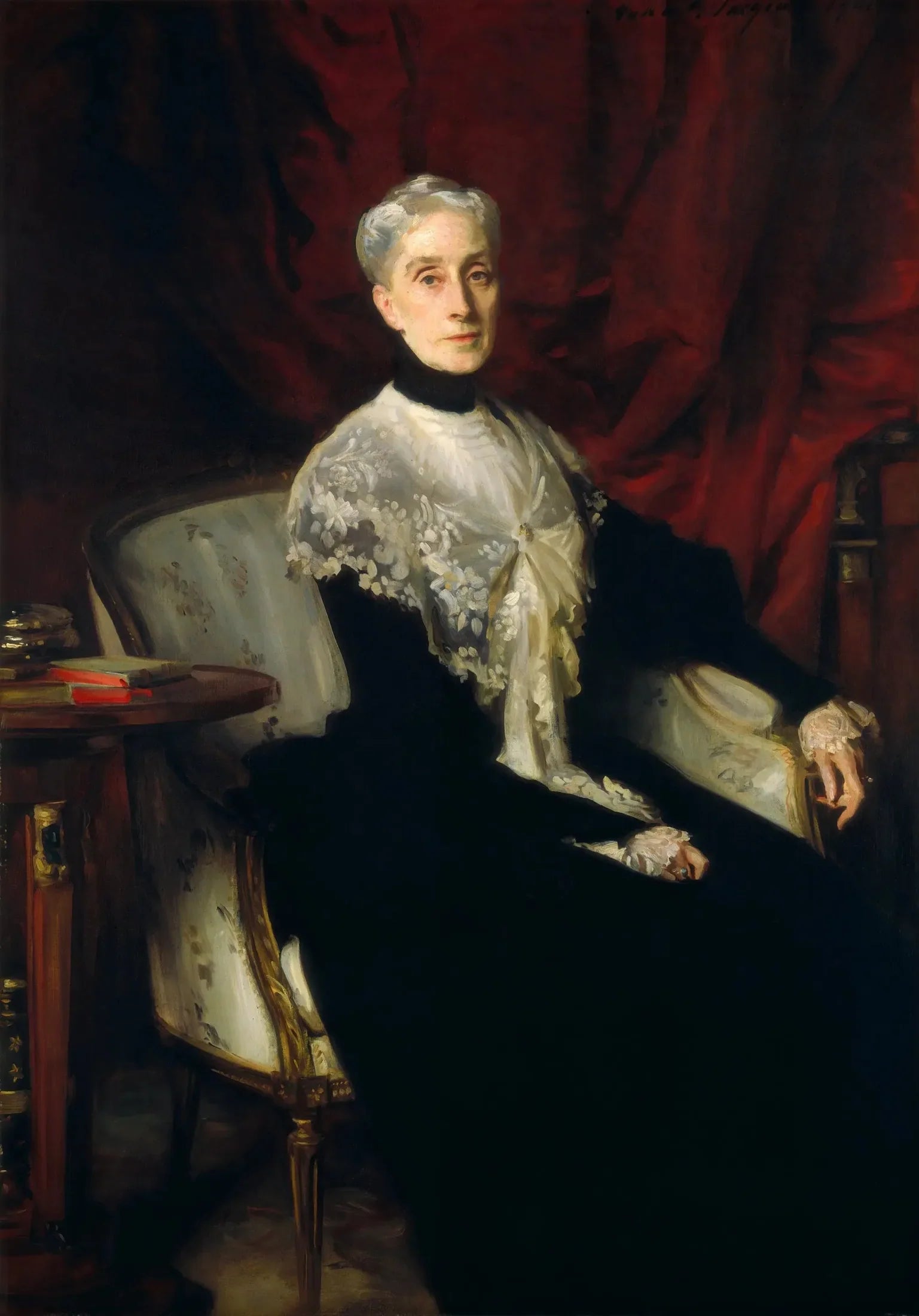 Ellen Peabody Endicott (Mme William Crowninshield Endicott) - John Singer Sargent image 1 copie peinte à la main à l’huile