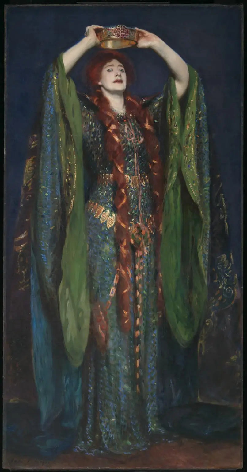 Ellen Terry et Lady Macbeth - John Singer Sargent image 1 reproduction de peinture à l’huile
