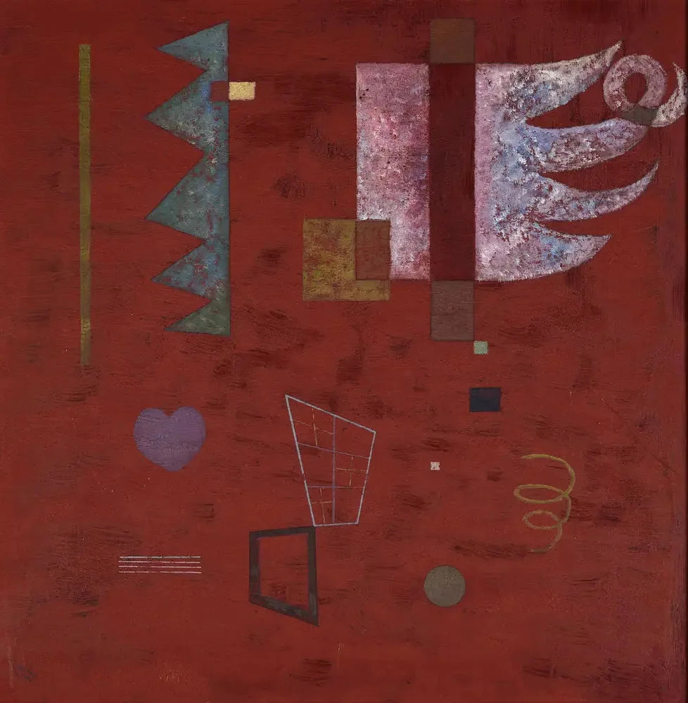 Éloignement à froid - Vassily Kandinsky image 1 copie peinte à la main à l’huile