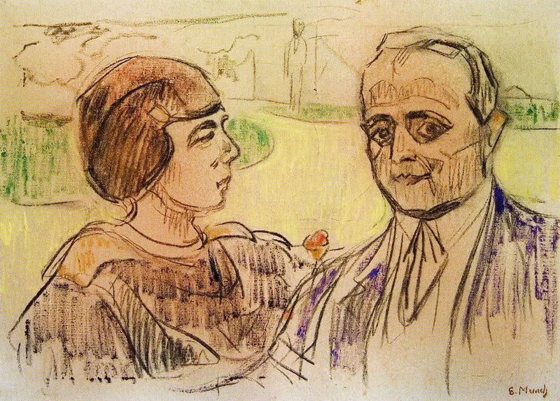 Elsa et Curt Glaser - Edvard Munch