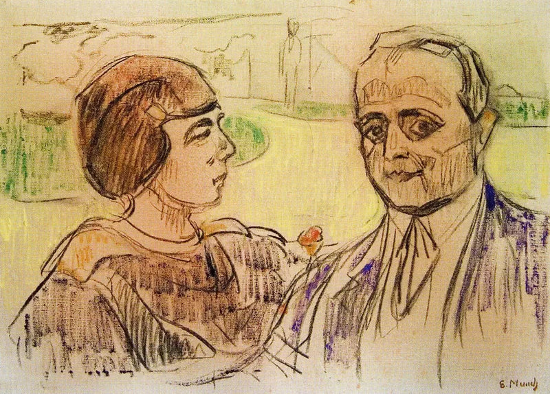 Elsa et Curt Glaser - Edvard Munch