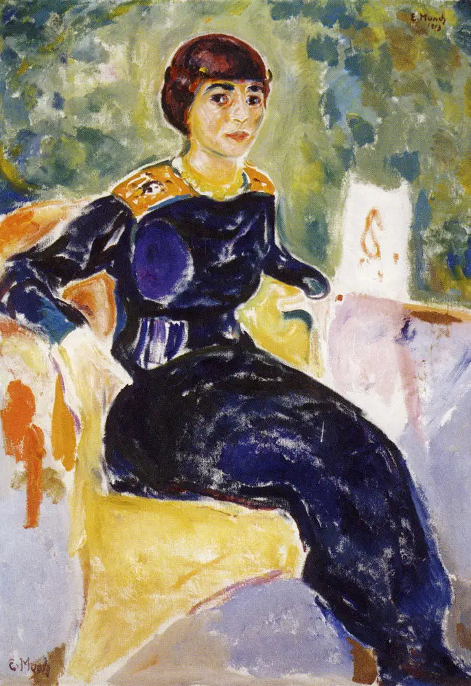 Elsa Glaser - Edvard Munch image 1 copie peinte à la main à l’huile