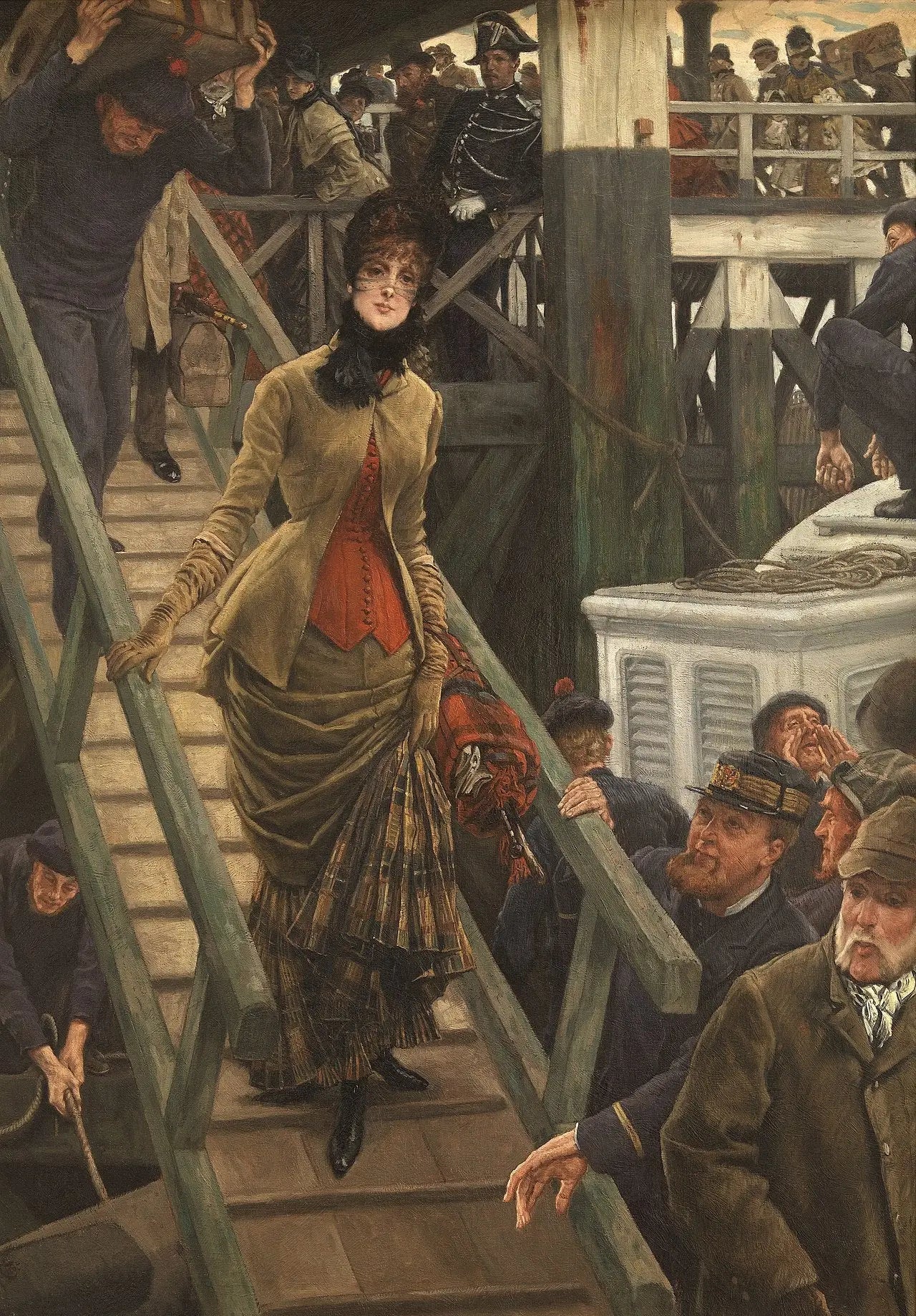 Embarquement à Calais - James Tissot image 1 reproduction réalisée par Alpha Reproduction