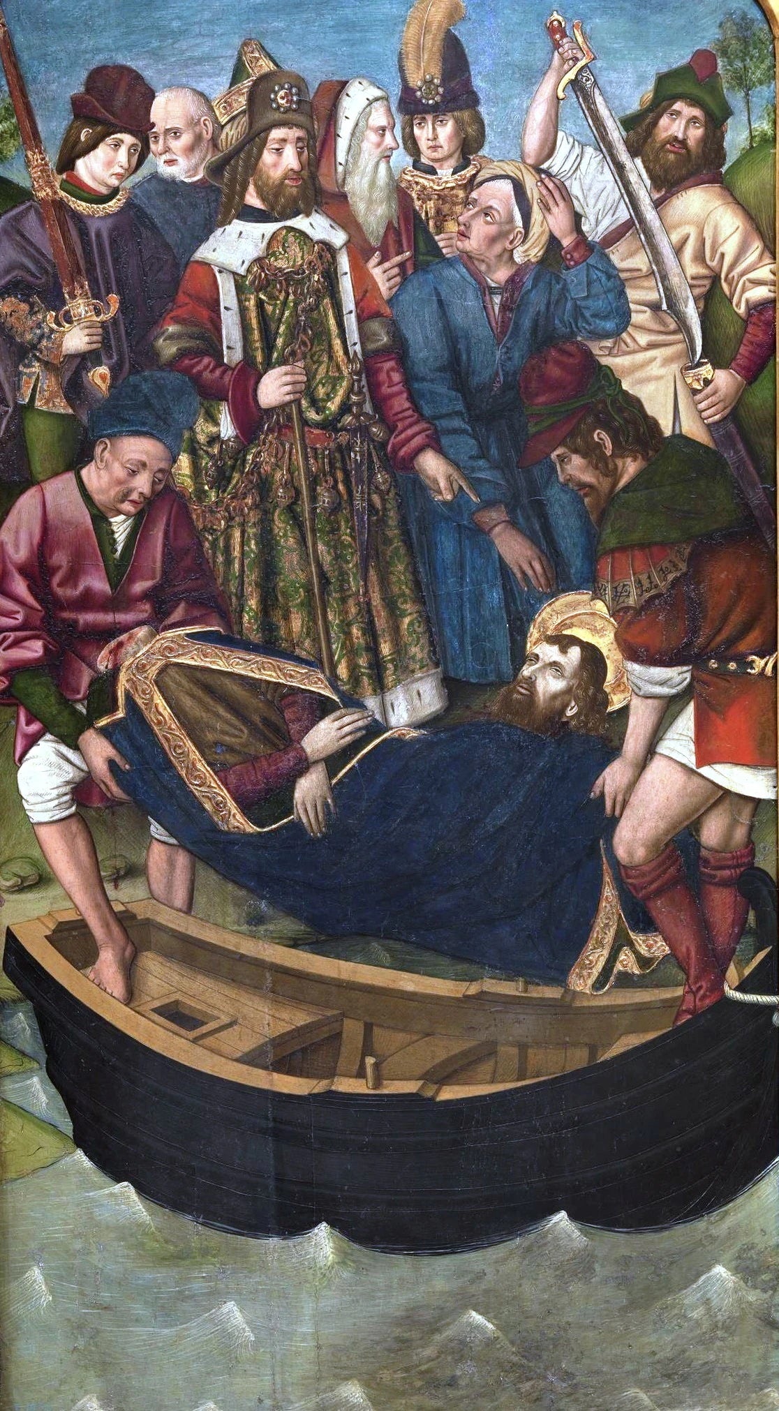 L’embarquement du corps de Jacques le Majeur à Jaffa - Martín Bernat