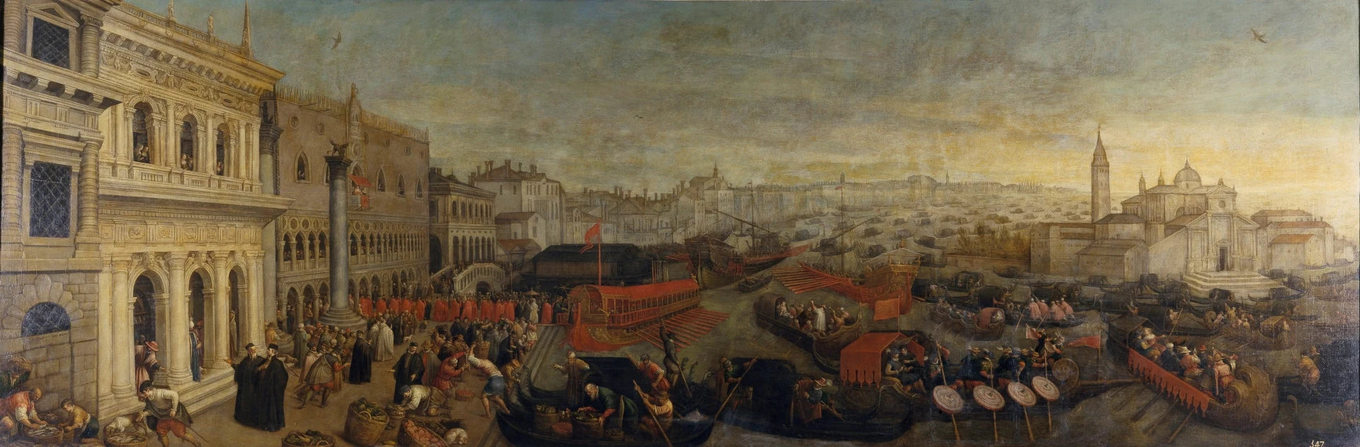 Embarquement du Doge de Venise - Leandro Bassano