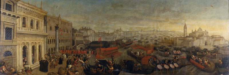 Embarquement du Doge de Venise - Leandro Bassano