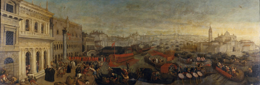Embarquement du Doge de Venise - Leandro Bassano