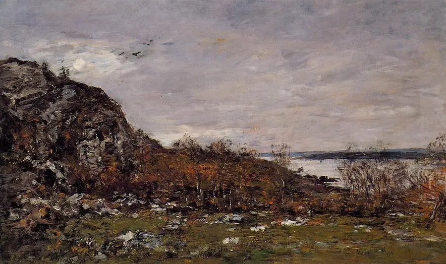 Embouchure de l'Elorn aux environs de Brest - Eugène Boudin