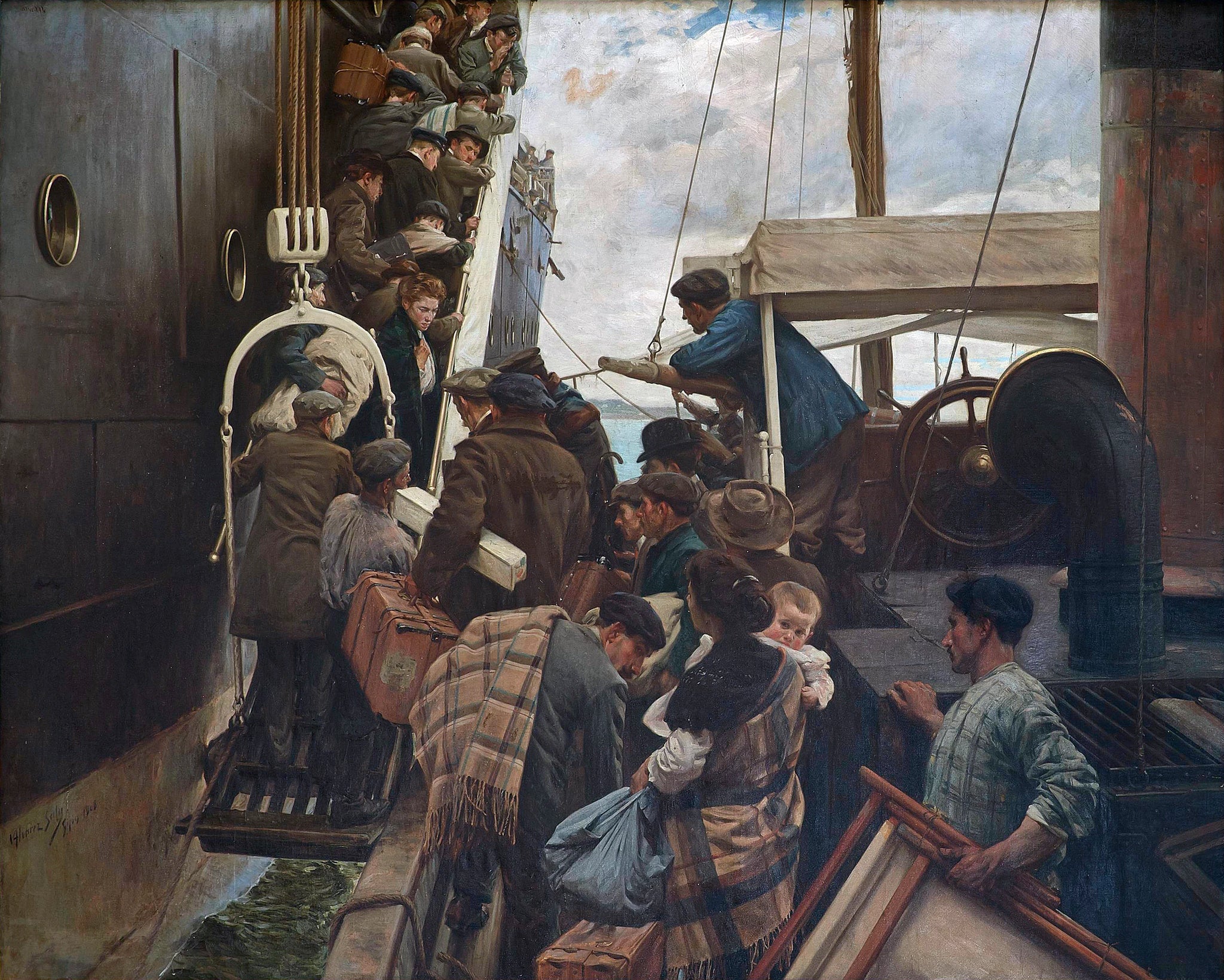émigrants - Ventura Alvarez Sala
