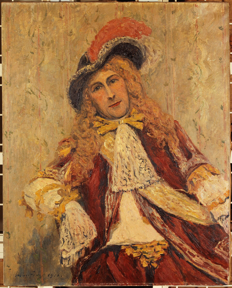 Émile Dehelly (1871-1969), sociétaire de la Comédie-Française, en costume de scène - Maxime Maufra image 1 copie peinte à la main à l’huile