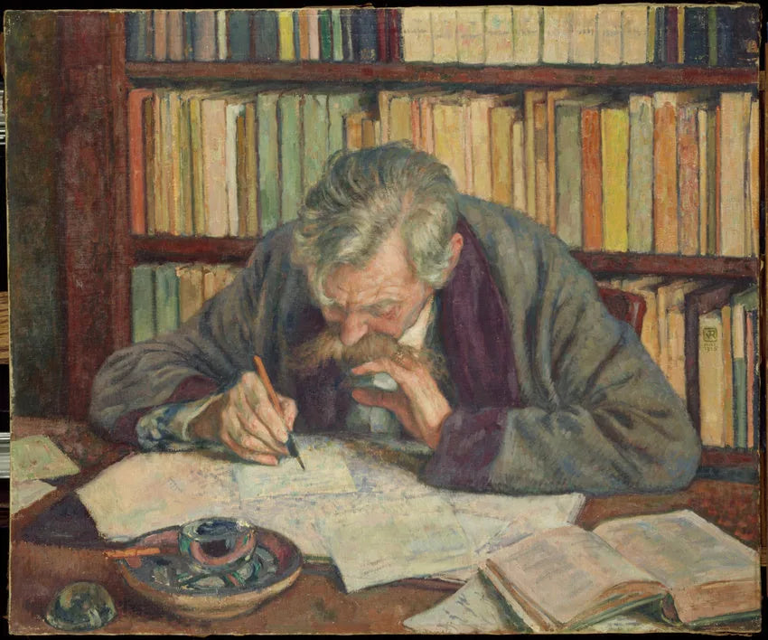 Émile Verhaeren - Théo van Rysselberghe image 1 reproduction artisanale de tableau