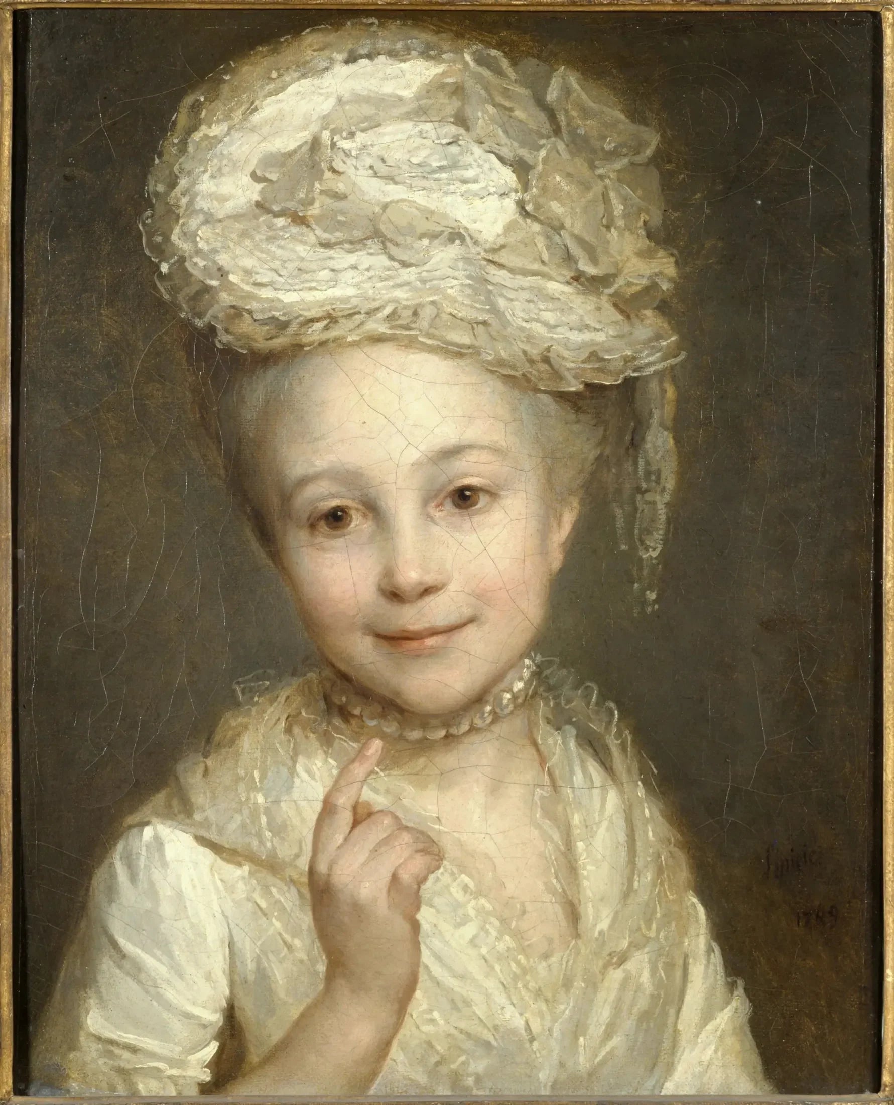 Émilie Vernet (1760-1794) - Nicolas-Bernard Lépicié image 1 copie peinte à la main à l’huile