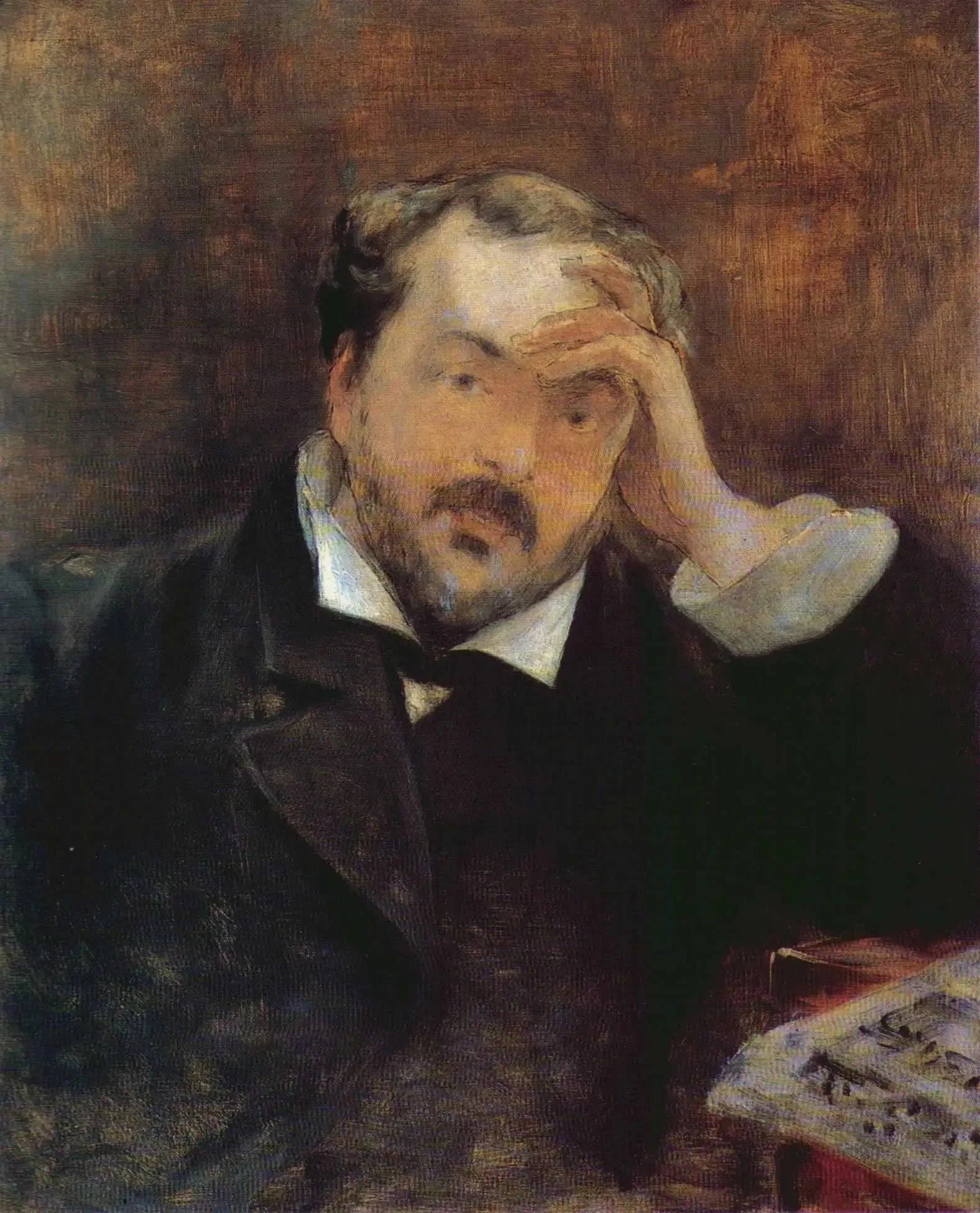 Emmanuel Chabrier - Édouard Manet image 1 copie de tableau peinte à la main