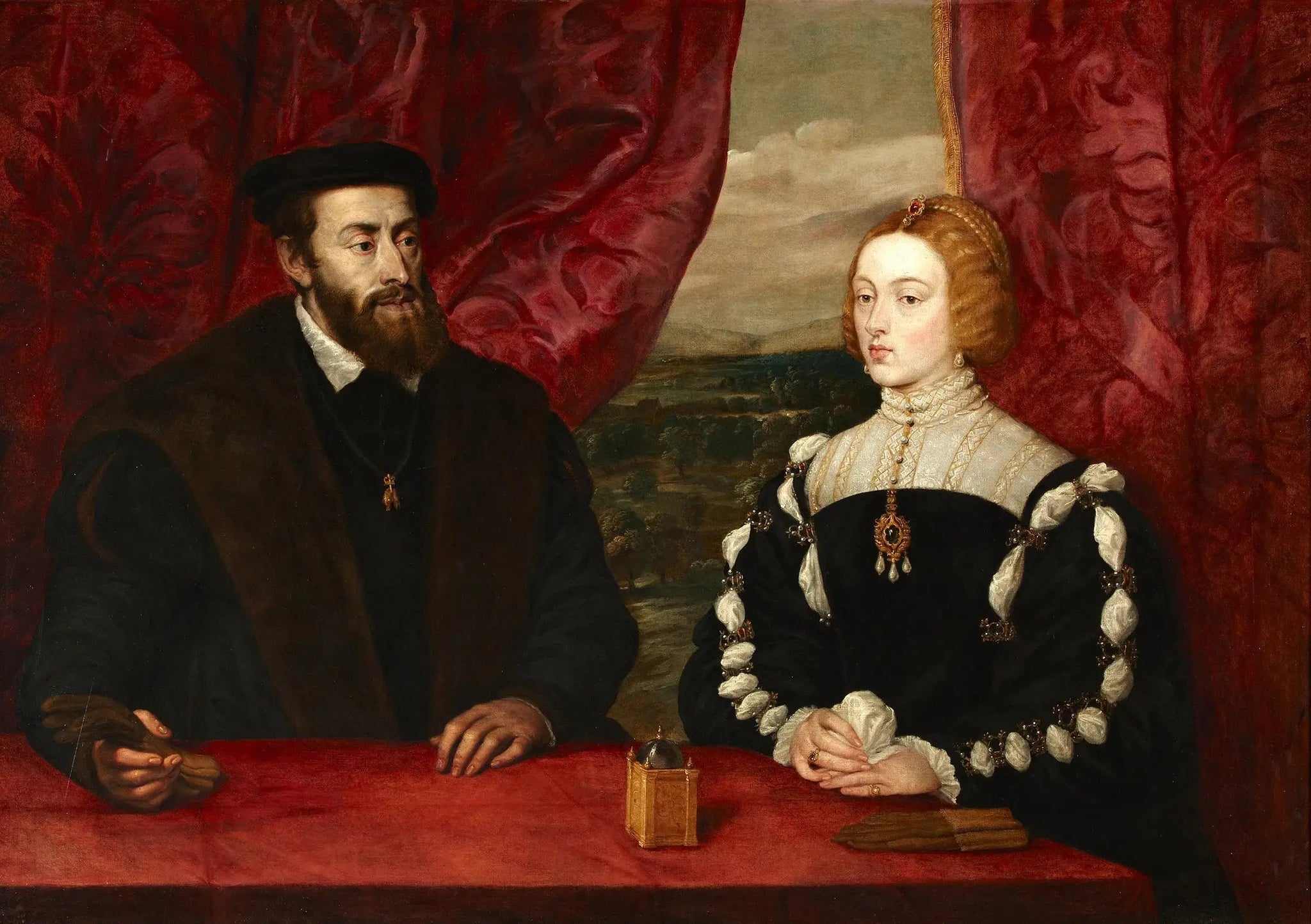 Empereur Charles Quint et l'impératrice Isabelle - Peter Paul Rubens image 1 reproduction réalisée par Alpha Reproduction