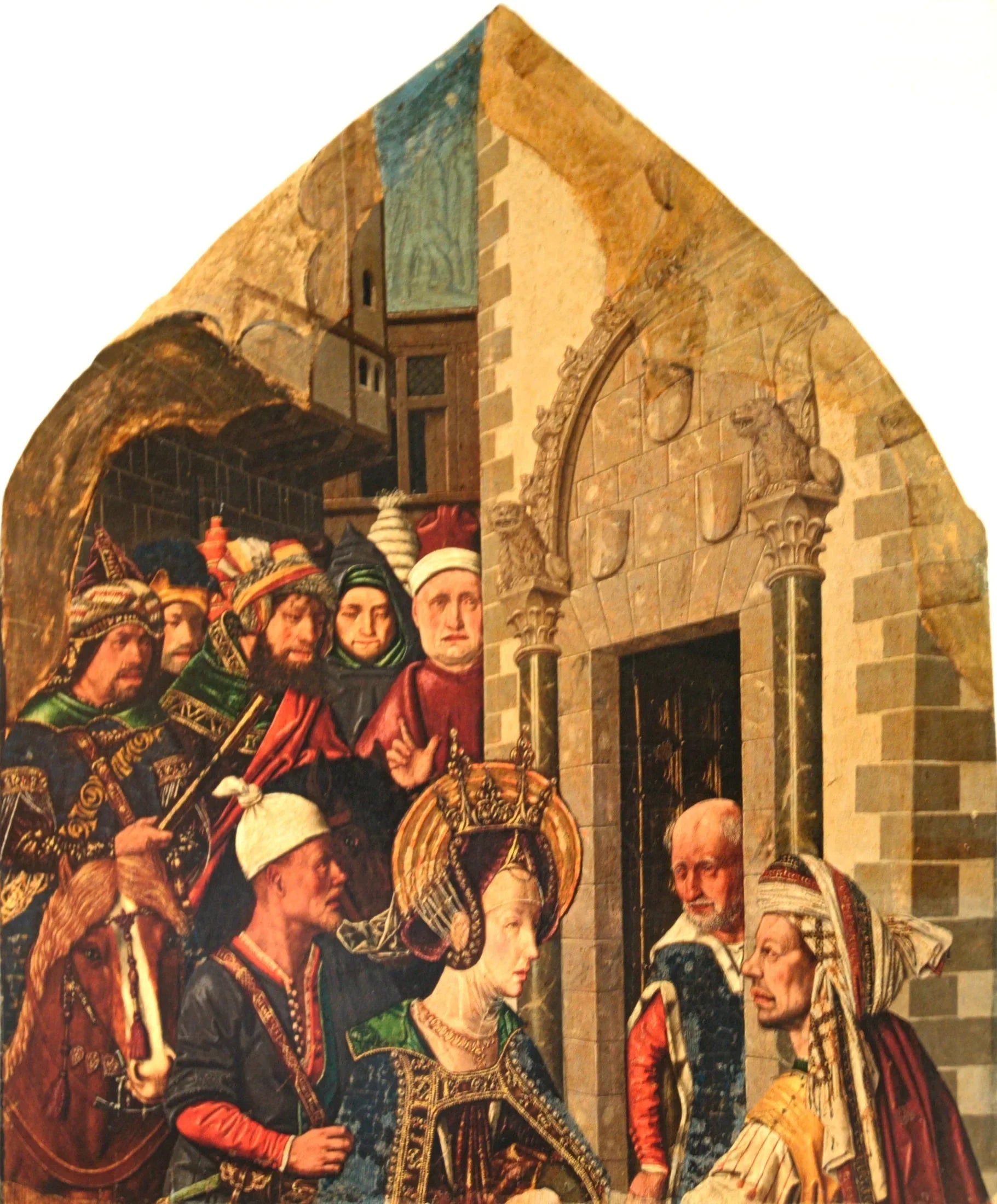 Emprisonnement de Sainte Engratia - Bartolomé Bermejo image 1 reproduction artisanale de tableau