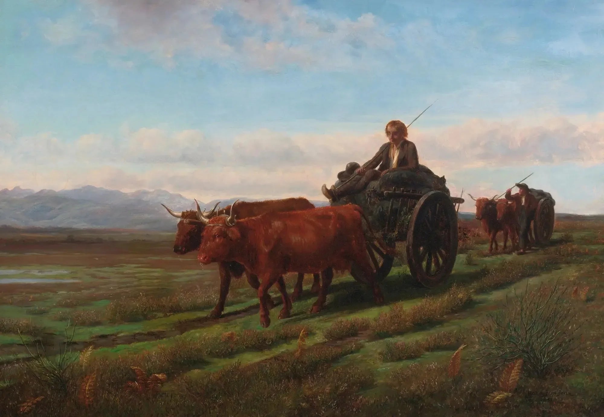En allant au marché - Rosa Bonheur image 1 reproduction d’œuvre d’art à l’huile
