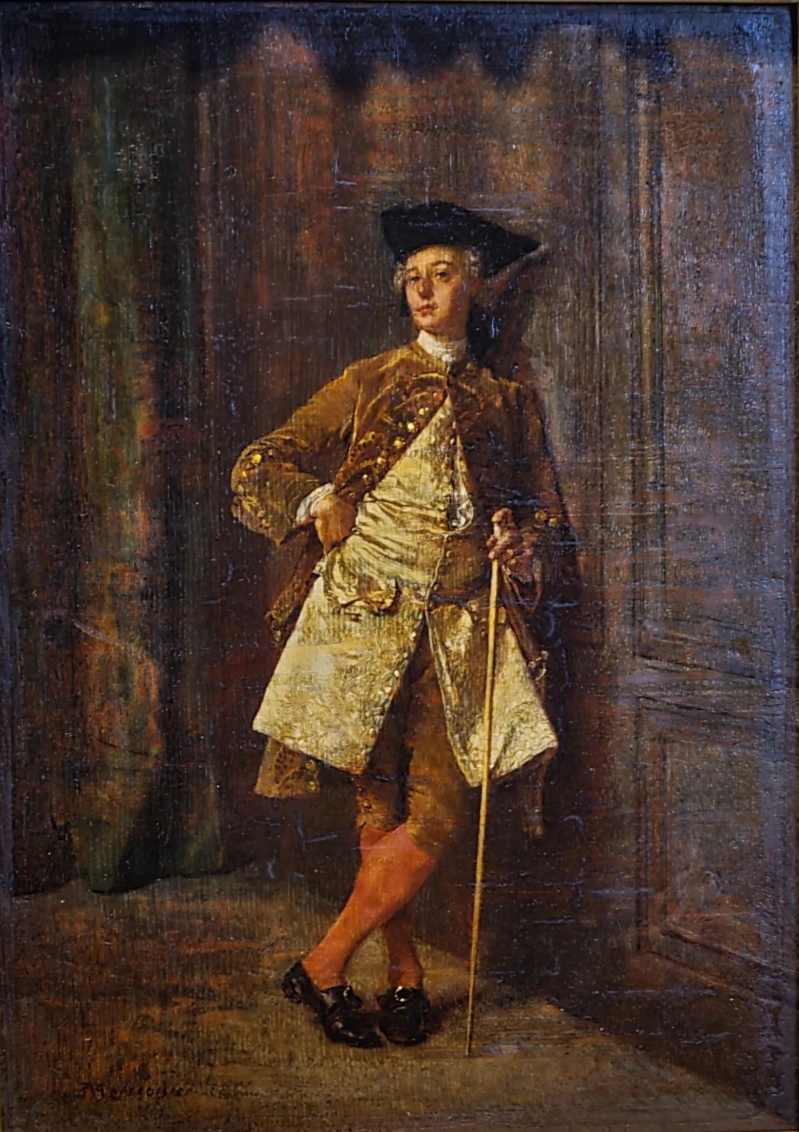 En attendant l'audience - Ernest Meissonier image 1 reproduction artisanale de tableau