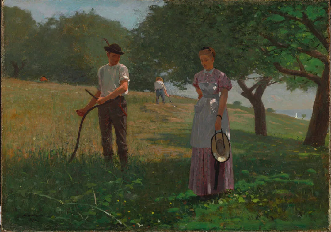 En attente d'une réponse - Winslow Homer image 1 copie peinte à la main à l’huile