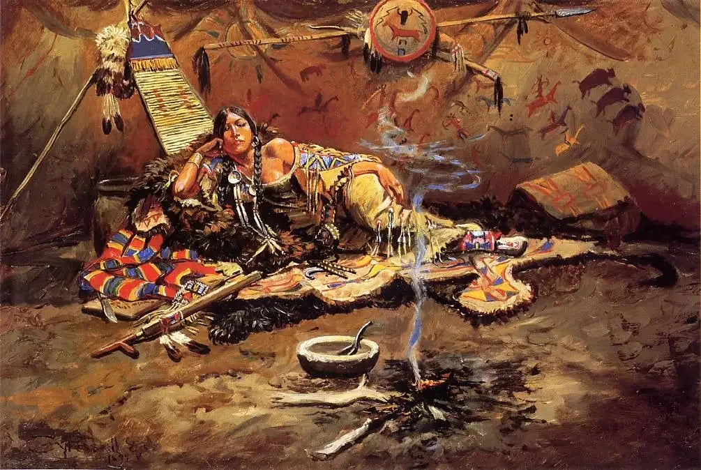 En attente et en colère - Charles Marion Russell image 1 reproduction réalisée par Alpha Reproduction