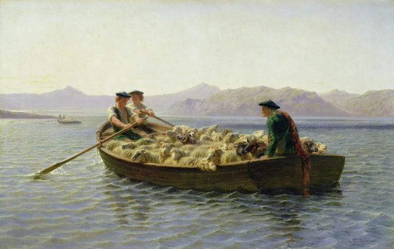 En barque - Rosa Bonheur