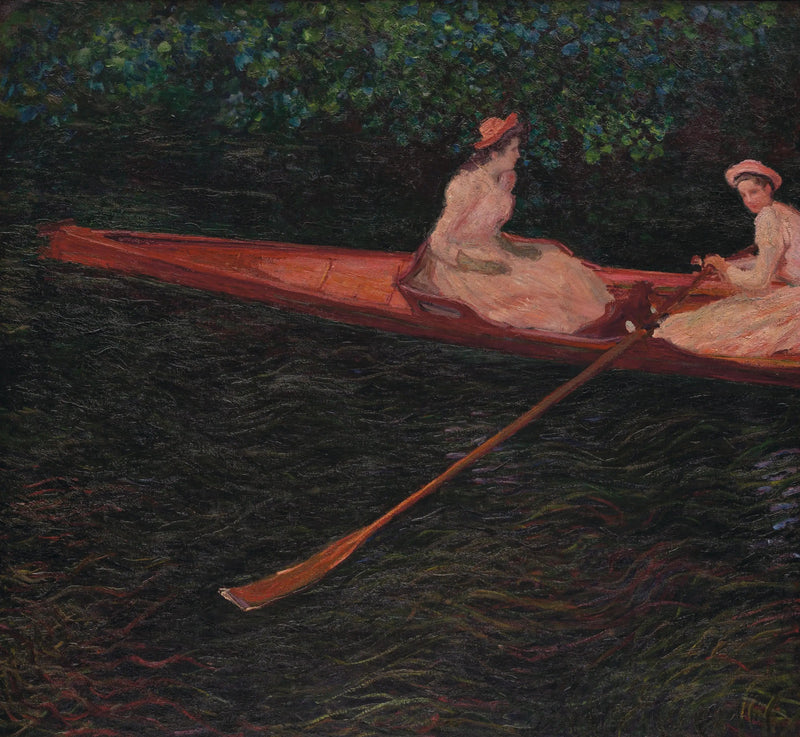 En canot sur l'Epte - Claude Monet