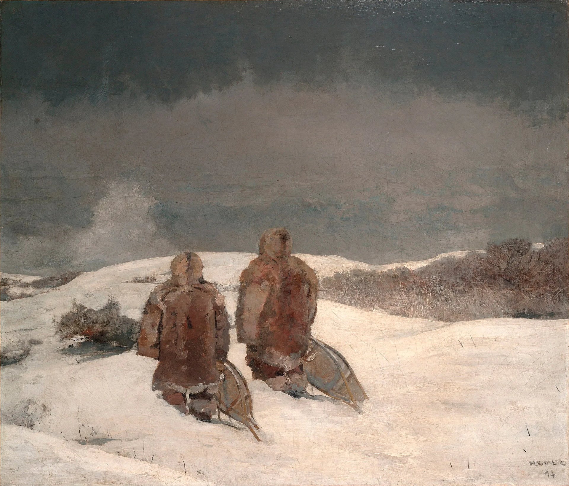 En dessous de zéro - Winslow Homer image 1 reproduction de peinture à l’huile