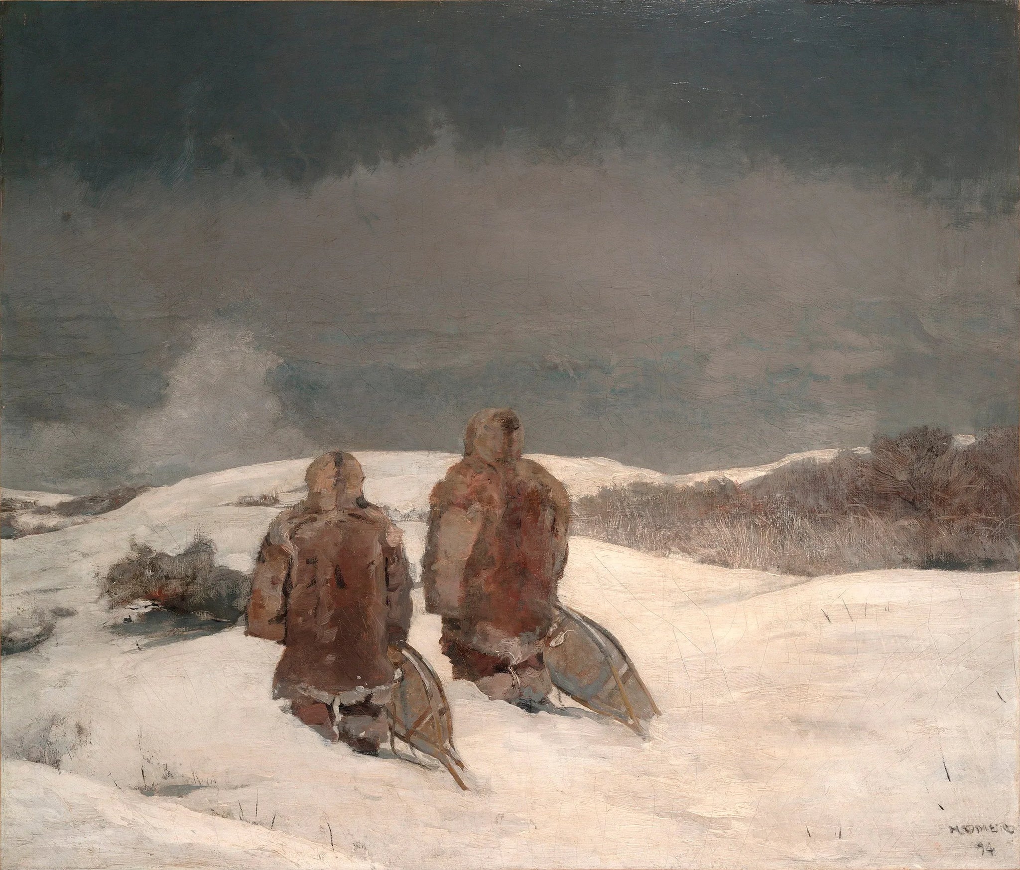 En dessous de zéro - Winslow Homer image 1 reproduction de peinture à l’huile
