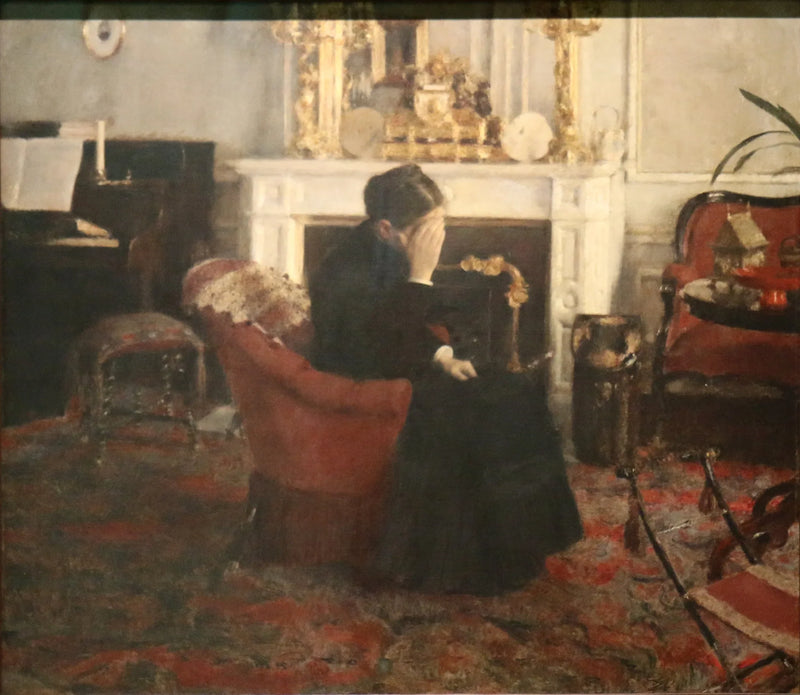 en écoutant Schumann - Fernand Khnopff