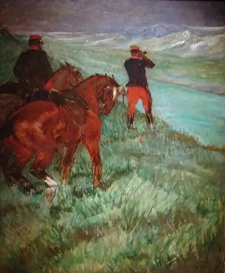 En observation - Henri de Toulouse-Lautrec