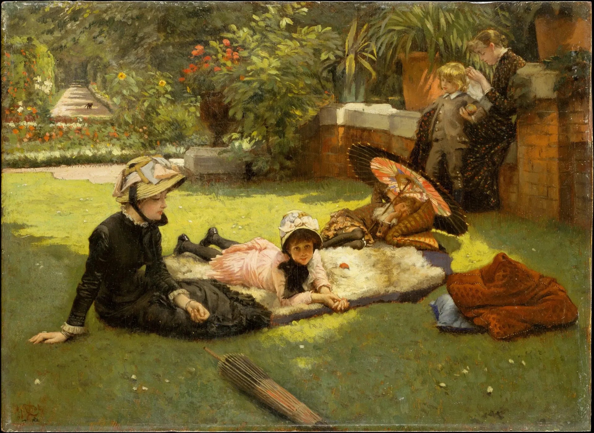 En plein soleil - James Tissot image 1 copie de tableau peinte à la main