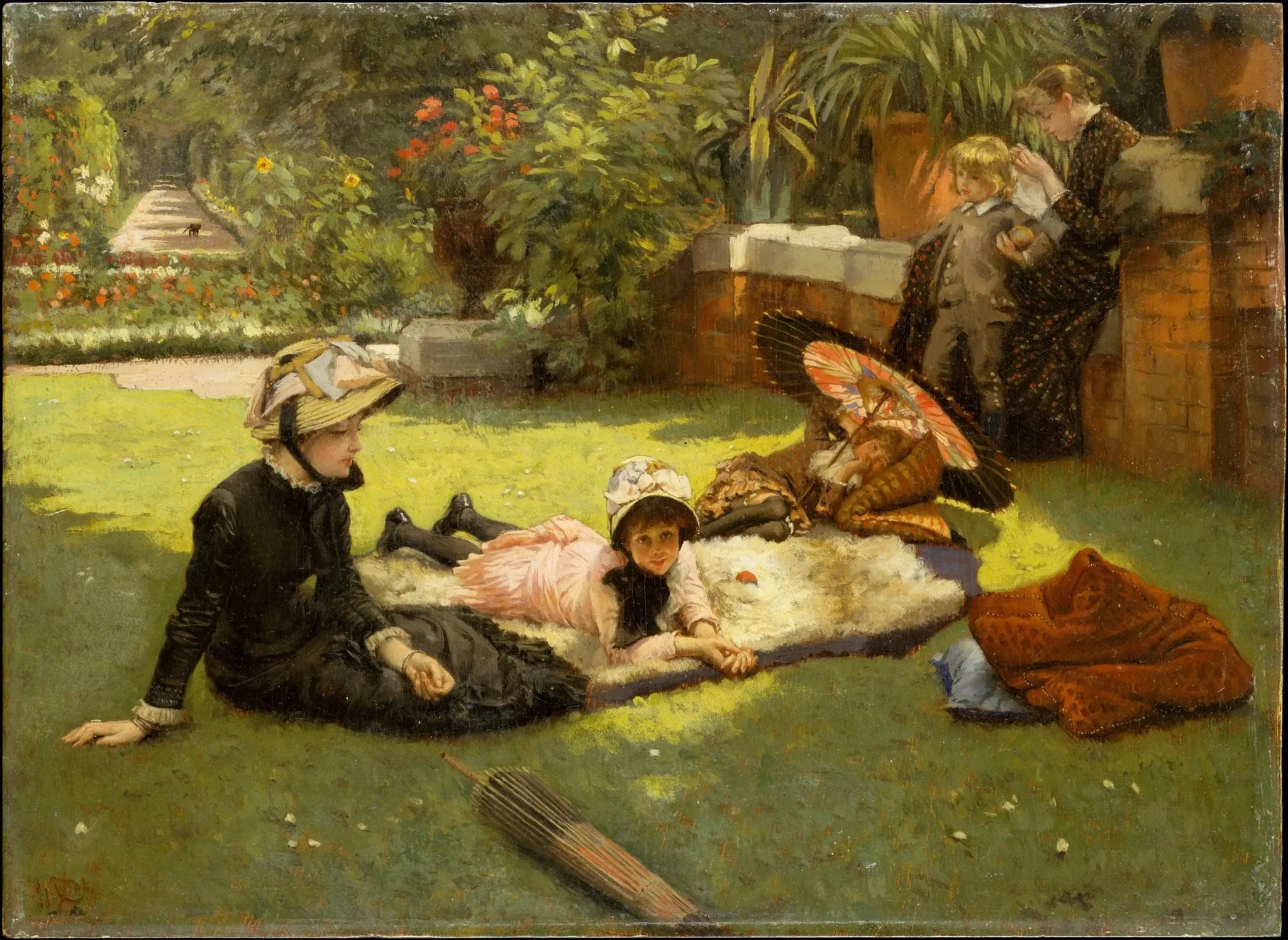 En plein soleil - James Tissot image 1 copie de tableau peinte à la main